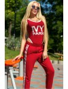 Спортивный костюм с боди